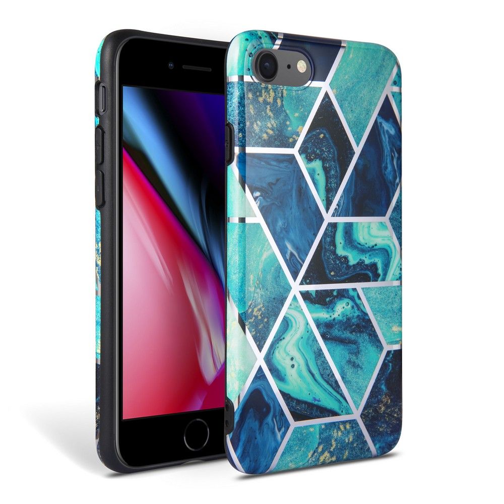 Tech-Protect Marble Blue Kryt iPhone 7/8/SE 2020/SE 2022
