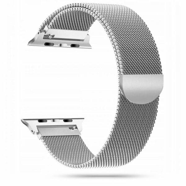 Tech-Protect Milaneseband Apple Watch 4 / 5 / 6 / 7 / 8 / Se / Ultra (42 / 44 / 45 / 49 Mm) Silver