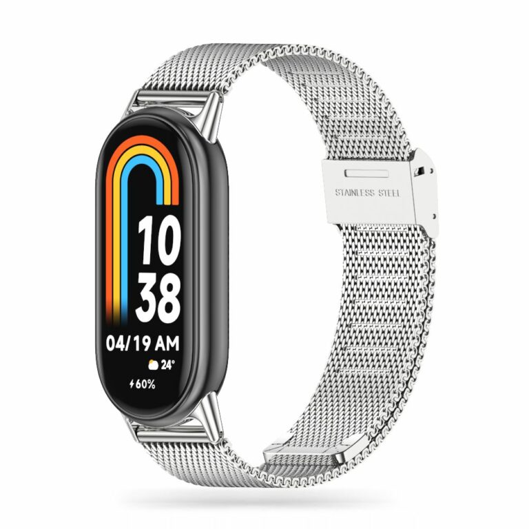 Tech-Protect Milaneseband Xiaomi Smart Band 8 / 8 NFC Silver