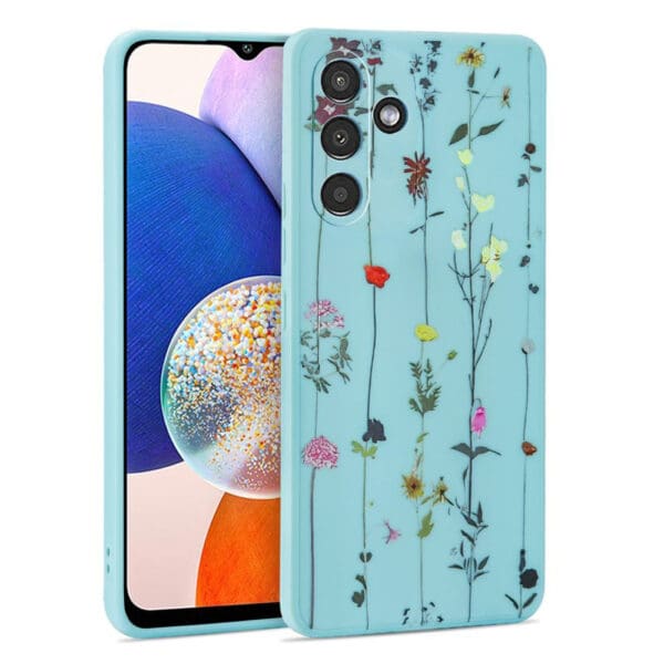 Tech-Protect Mood Garden Blue Kryt Samsung Galaxy A14 5G