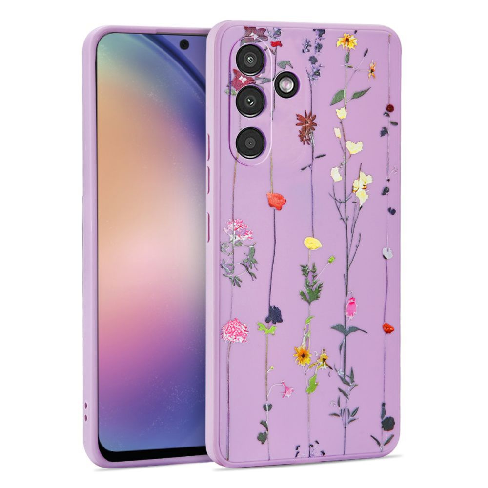 Tech-Protect Mood Garden Violet Kryt Samsung Galaxy A54 5G