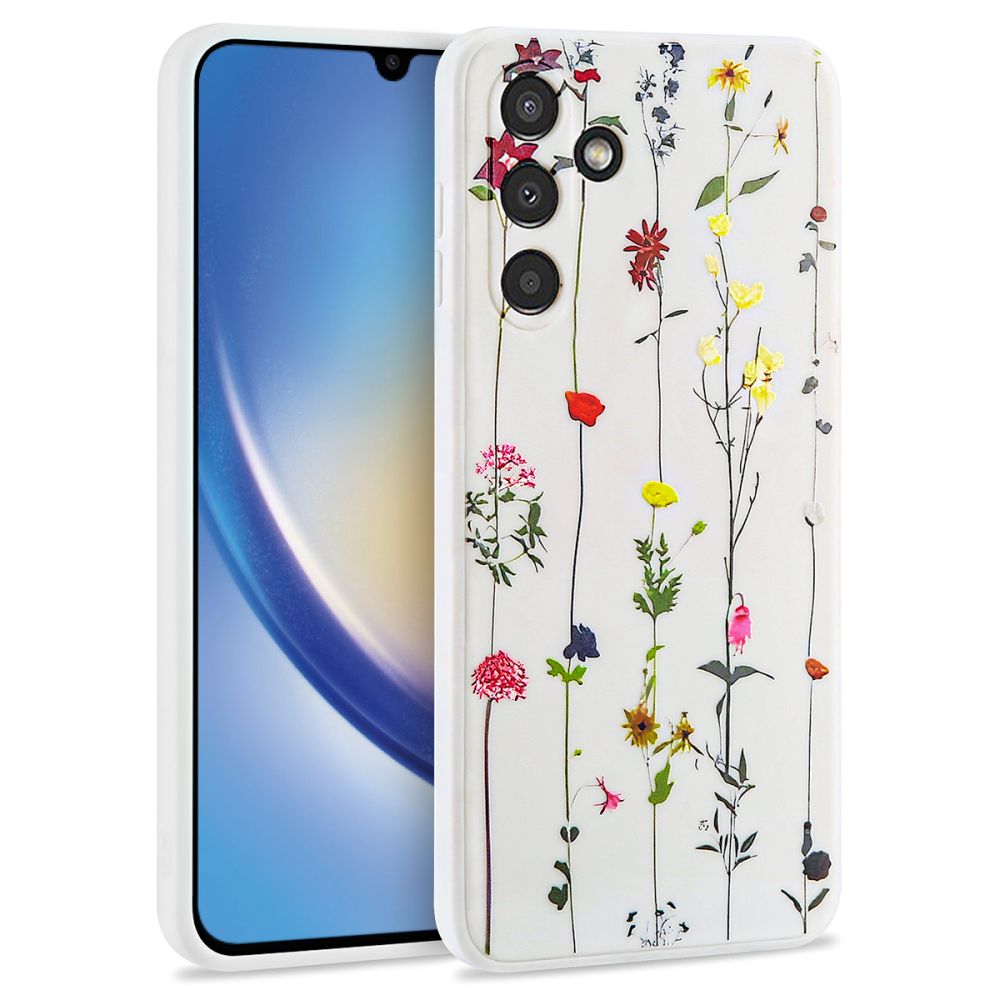 Tech-Protect Mood Garden White Kryt Samsung Galaxy A34 5G