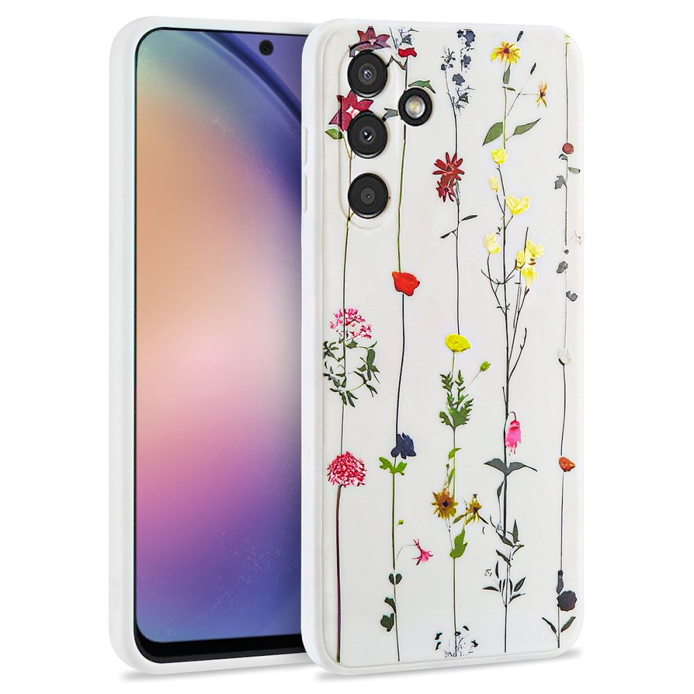 Tech-Protect Mood Garden White Kryt Samsung Galaxy A54 5G
