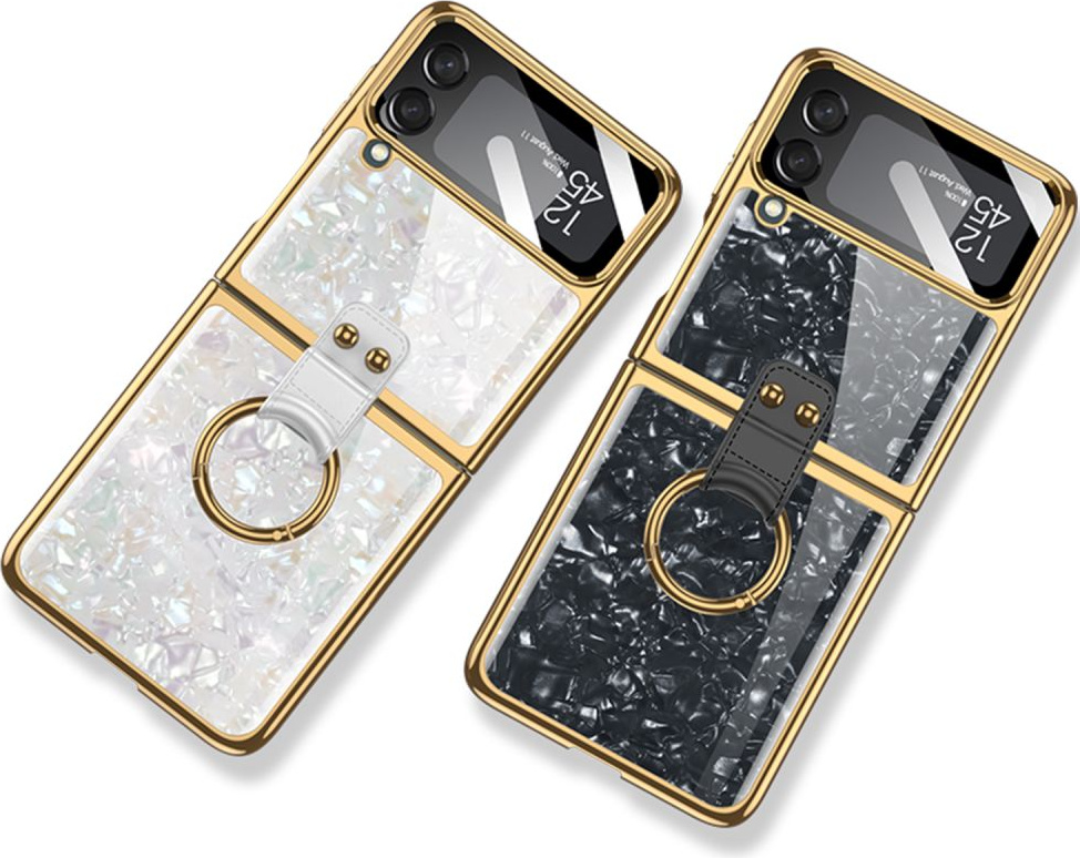 Tech-Protect Mood Ring Black/Gold Kryt Samsung Galaxy Z Flip 4