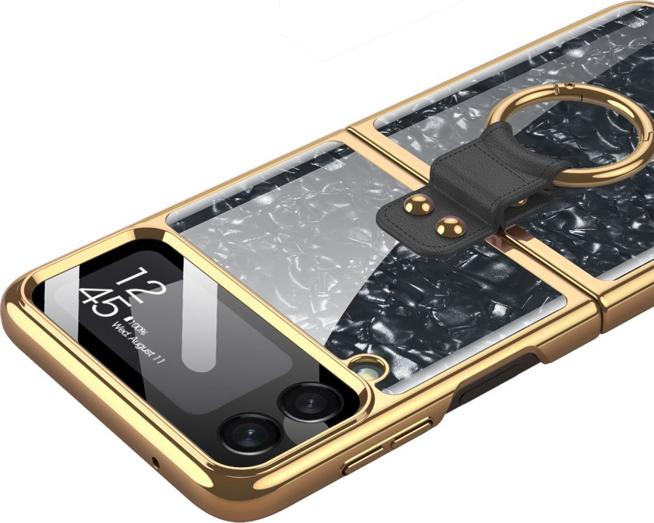 Tech-Protect Mood Ring White/Gold Kryt Samsung Galaxy Z Flip 4