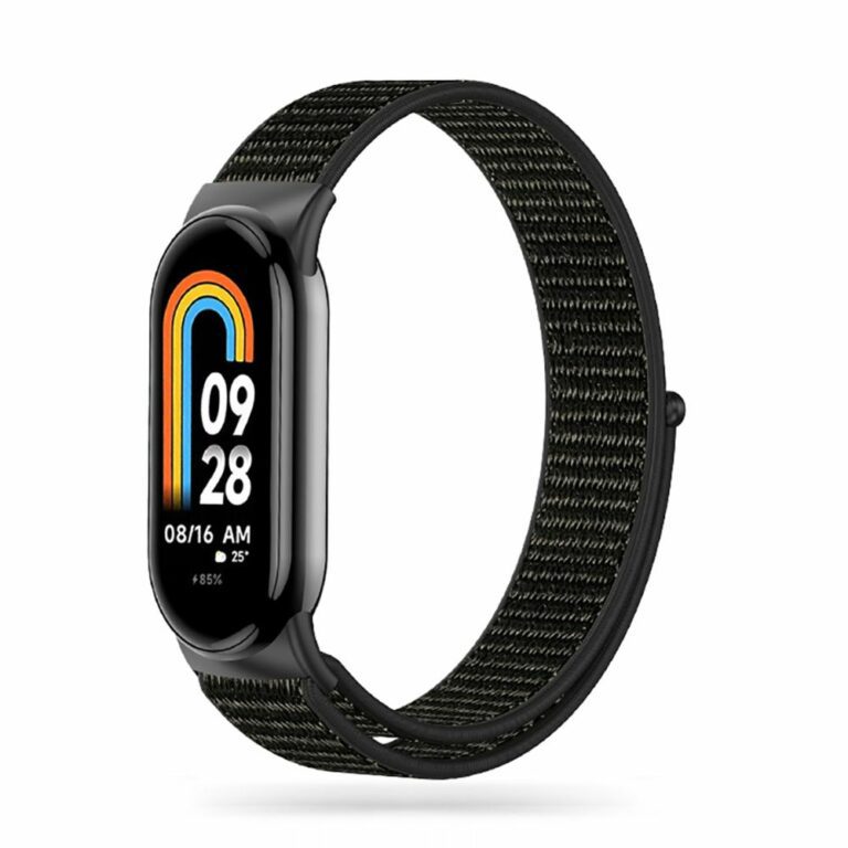 Tech-Protect Nylon Xiaomi Smart Band 8 / 8 NFC Black