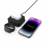 Tech-Protect QI15W-A24 3in1 Magnetic MagSafe Wireless Charger Black