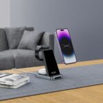 Tech-Protect QI15W-A26 3in1 Wireless Charger Black