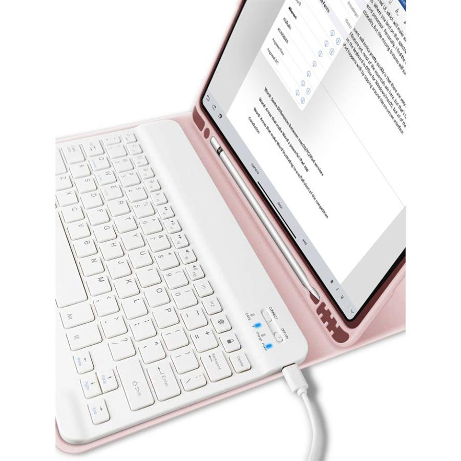Tech-Protect SC Pen + Keyboard iPad 10.2 2019/2020/2021 Pink