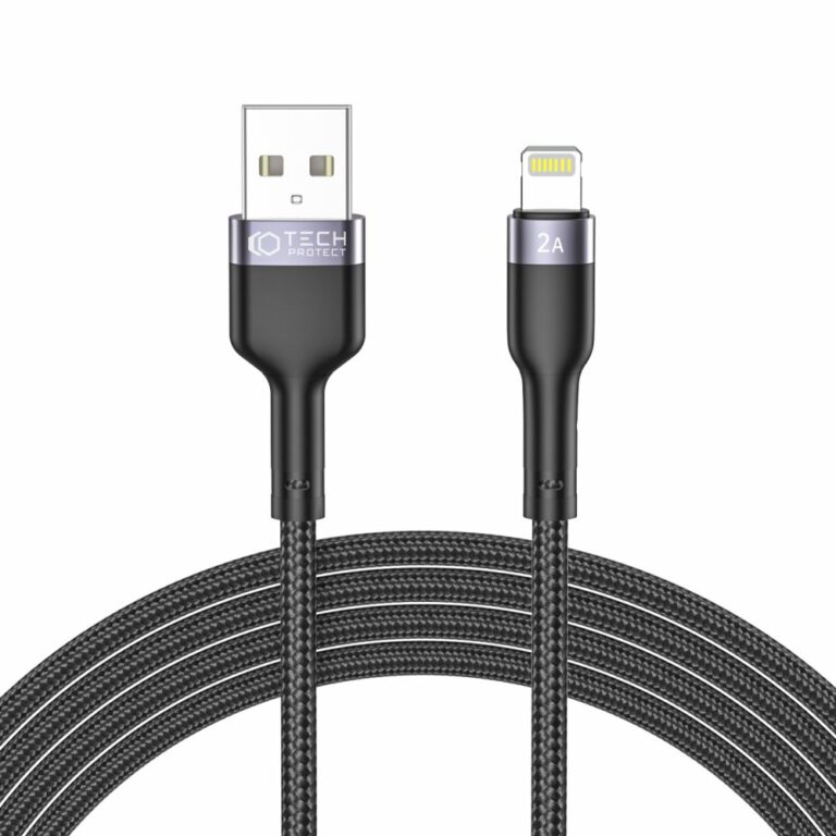 Tech-Protect Ultraboost ”2” Lightning Cable 2.4a 200cm Black