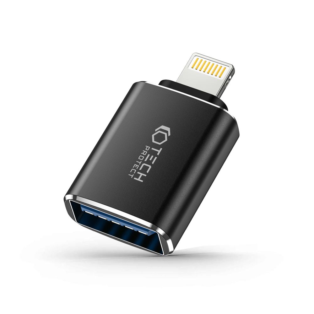 Tech-Protect Ultraboost Adapter Lightning To USB Otg Black