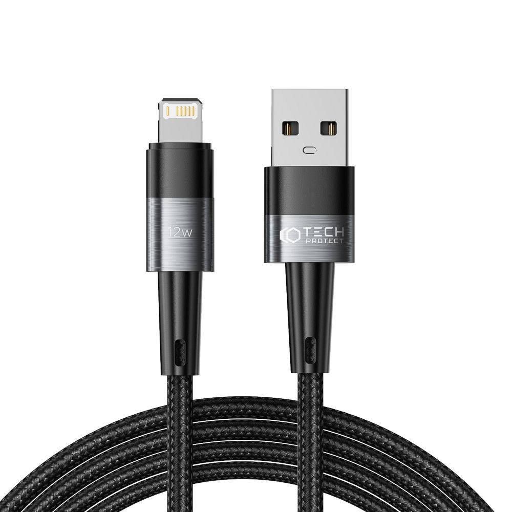 Tech-Protect Ultraboost Lightning Cable 12w/2.4a 200cm Grey