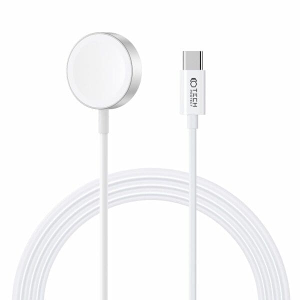 Tech-Protect Ultraboost Magnetic Charging Type-C Cable 120cm Apple Watch White