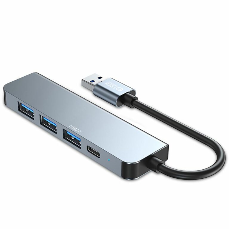 Tech-Protect V0-hub Adapter 5in1 Grey