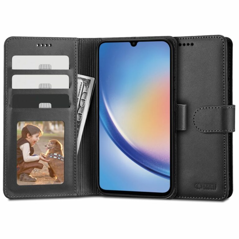 Tech-Protect Wallet Black Kryt Samsung Galaxy A34 5G