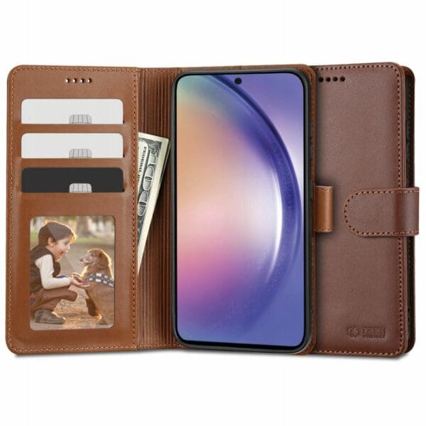 Tech-Protect Wallet Brown Kryt Samsung Galaxy A54 5G