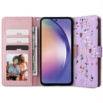Tech-Protect Wallet Garden Violet Kryt Samsung Galaxy A14 5G