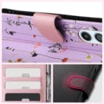 Tech-Protect Wallet Garden Violet Kryt Samsung Galaxy A14 5G