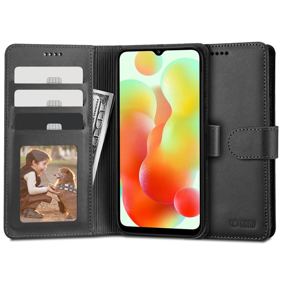 Tech-Protect Wallet Xiaomi Redmi 12c Black