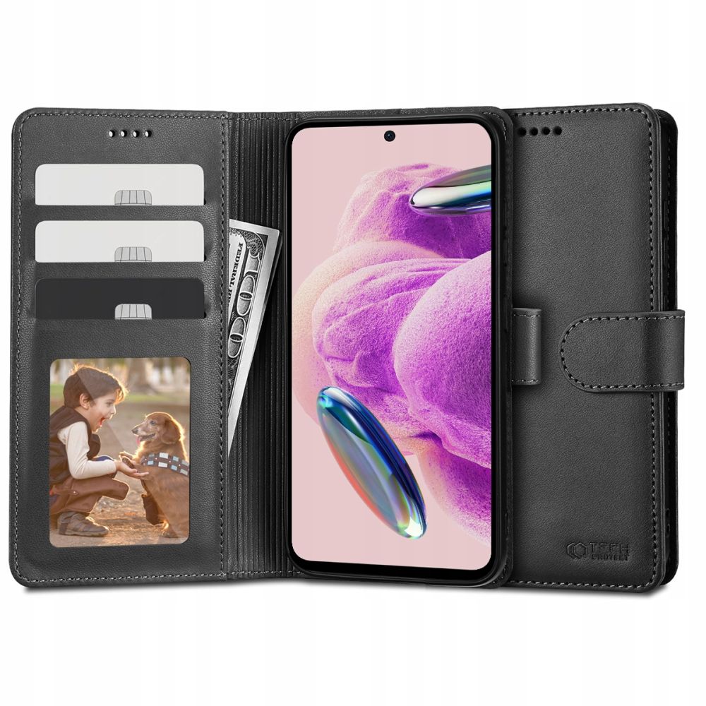 Tech-Protect Wallet Xiaomi Redmi Note 12s Black