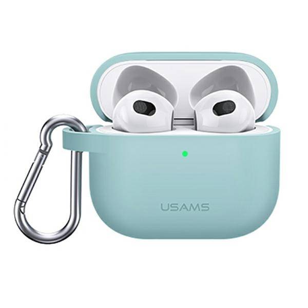 Usams Kryt AirPods 3 Silicon Green BH741AP04
