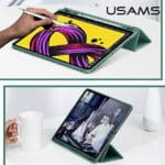 Usams Winto Apple iPad Air 10.9 2020 Purple Smart Cover