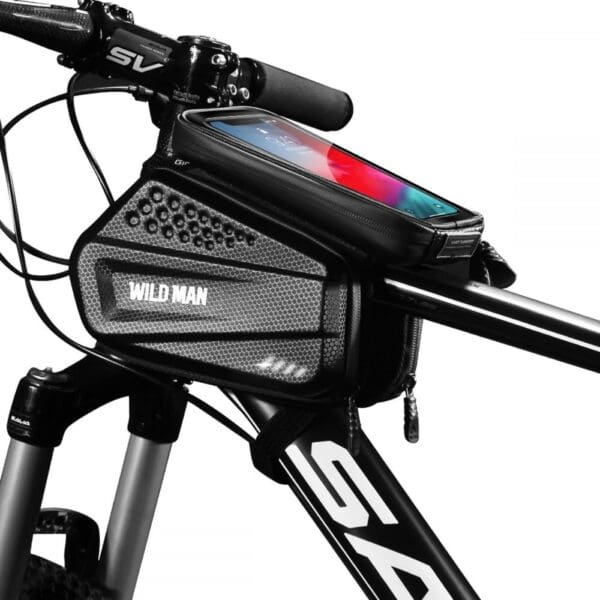 WildMan Hardpouch Bike Mount XXL Black