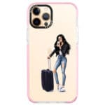 Woman Black Haired With Baggage Kryt iPhone 12 Pro Max