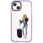 Woman Blonde With Baggage Kryt iPhone 14