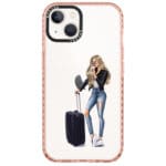 Woman Blonde With Baggage Kryt iPhone 14