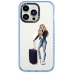Woman Blonde With Baggage Kryt iPhone 13 Pro
