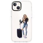 Woman Blonde With Baggage Kryt iPhone 13