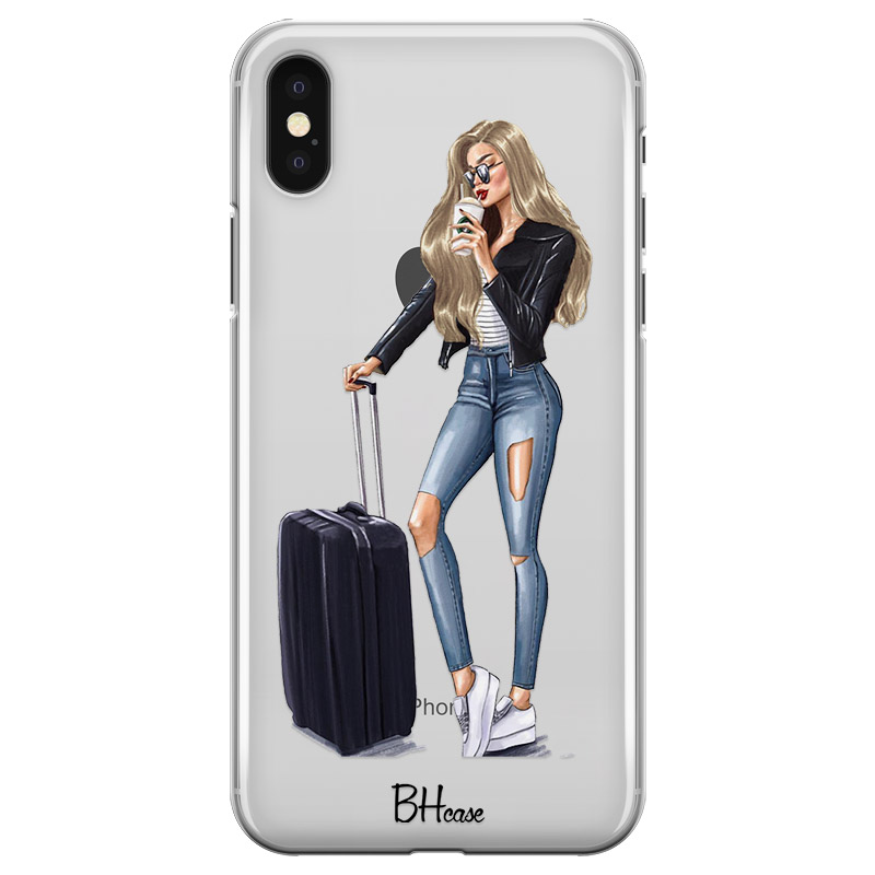 Woman Blonde With Baggage Kryt iPhone X/XS