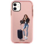 Woman Brunette With Baggage Kryt iPhone 11