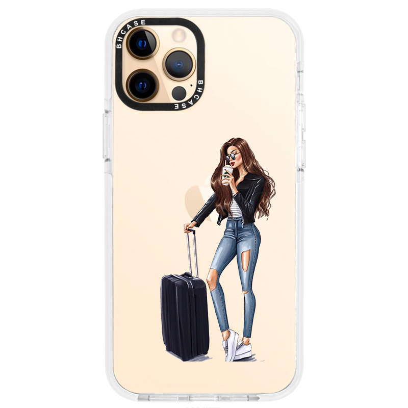 Woman Brunette With Baggage Kryt iPhone 12 Pro Max