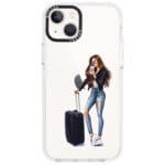 Woman Brunette With Baggage Kryt iPhone 13