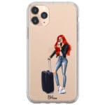 Woman Redhead With Baggage Kryt iPhone 11 Pro