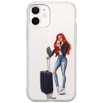 Woman Redhead With Baggage Kryt iPhone 12 Mini