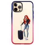 Woman Redhead With Baggage Kryt iPhone 12 Pro Max