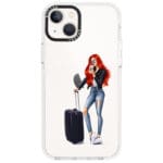 Woman Redhead With Baggage Kryt iPhone 13