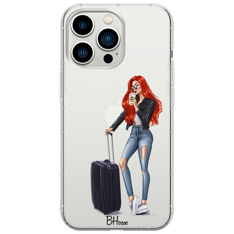 Woman Redhead With Baggage Kryt iPhone 13 Pro