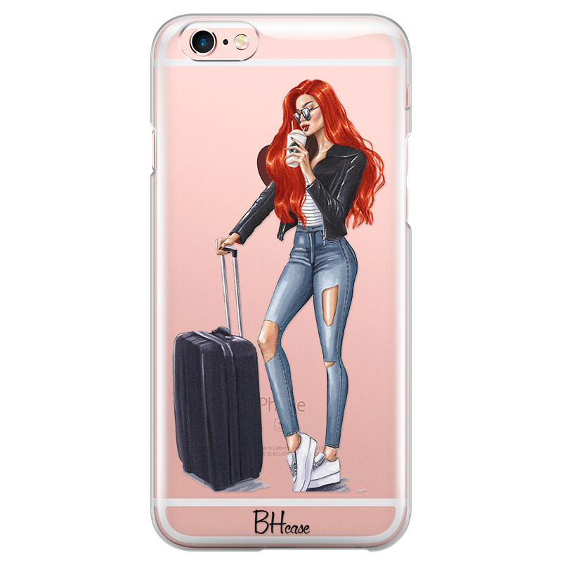 Woman Redhead With Baggage Kryt iPhone 6/6S