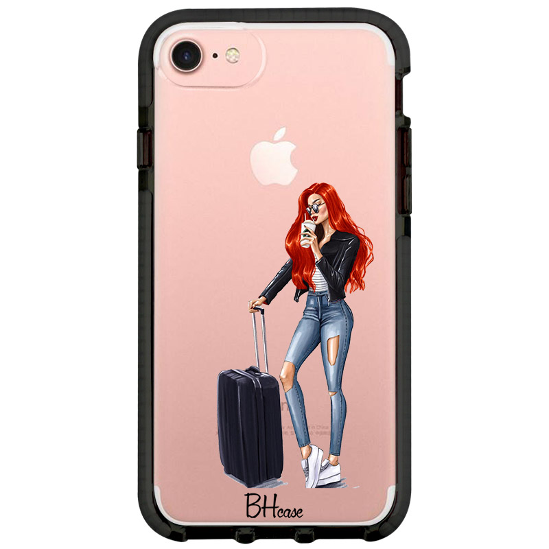 Woman Redhead With Baggage Kryt iPhone 8/7/SE 2020/SE 2022