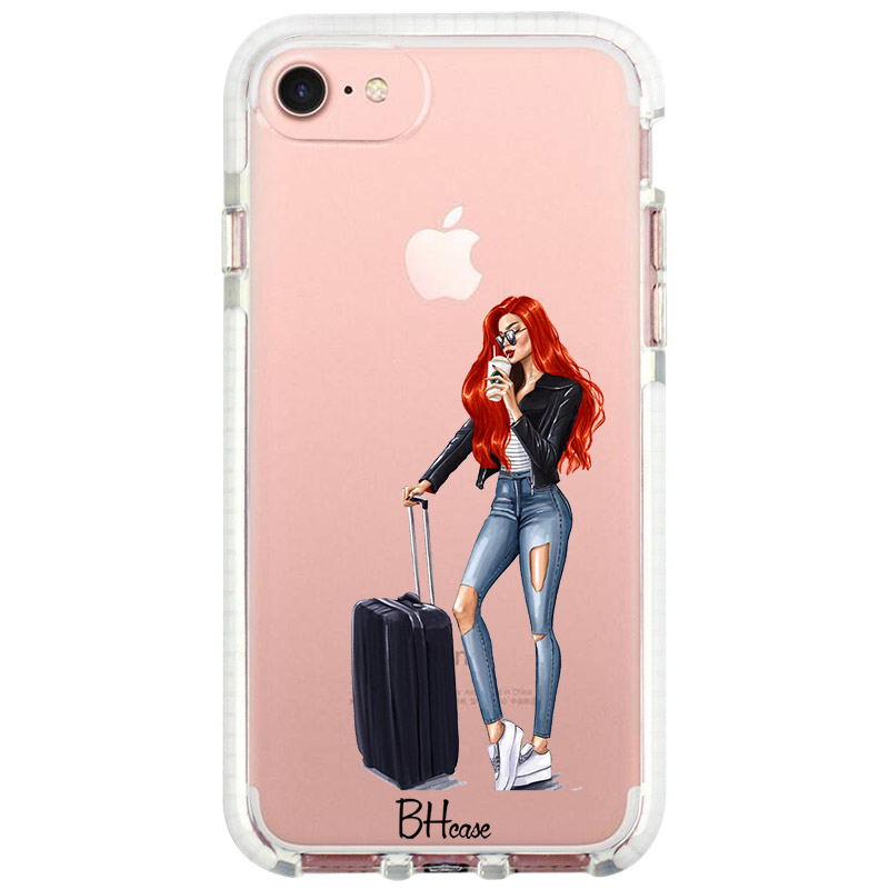 Woman Redhead With Baggage Kryt iPhone 8/7/SE 2020/SE 2022