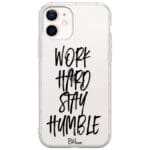 Work Hard Stay Humble Kryt iPhone 12 Mini