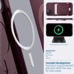 Caseology Parallax Mag MagSafe Burgundy Kryt iPhone 15