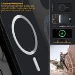 Caseology Parallax Mag MagSafe Matte Black Kryt iPhone 15 Pro Max