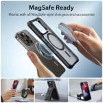 ESR Air Armor Halolock MagSafe Frosted Black Kryt iPhone 15 Pro Max