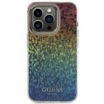 Guess GUHCP15LHDECMI Rainbow Hardcase IML Faceted Mirror Disco Iridescent Kryt iPhone 15 Pro