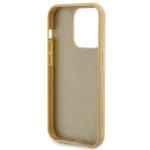 Guess GUHCP15LPMSDGSD Gold Hardcase Disco Metal Script Kryt iPhone 15 Pro